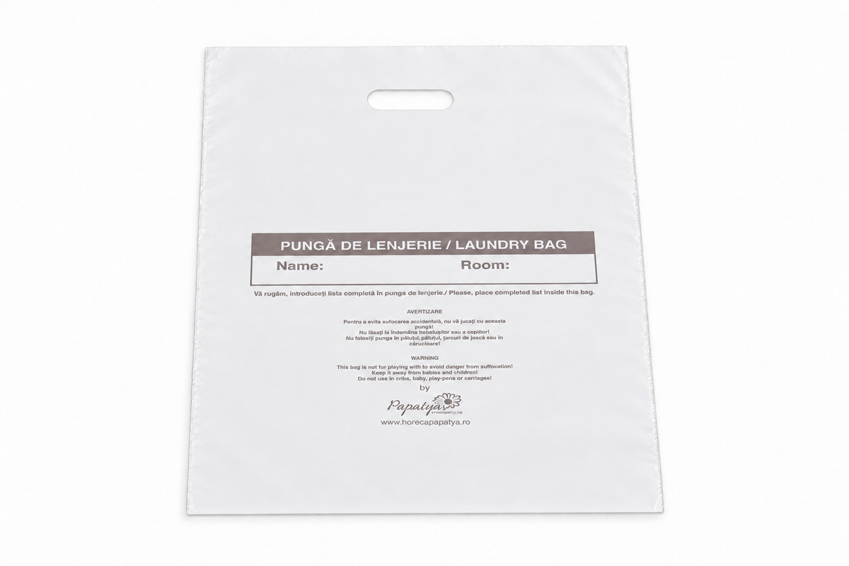 Pungă pentru Lenjerie Hotelieră - PAPATYA – 40 × 50 cm, 100 buc