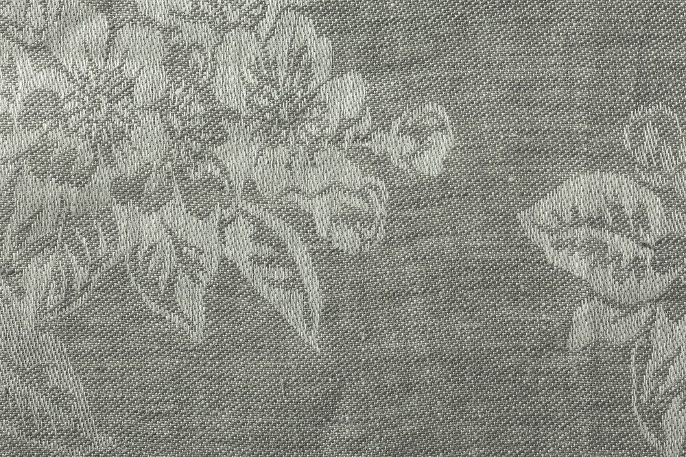 Față de masă Damasc — Natural Flora — Gri