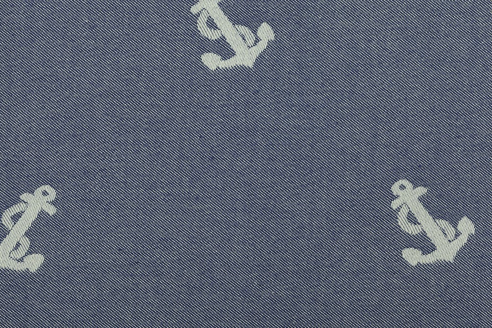 Față de masă Damasc — Navy — Albastru