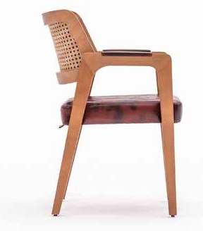 Scaun Belmon Wicker – vedere frontală