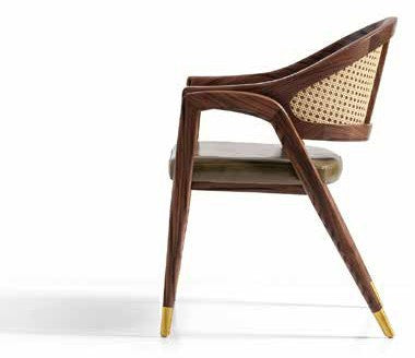 Scaun Bongo Wicker – vedere frontală