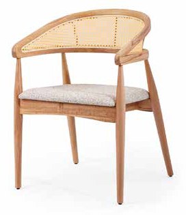Scaun Peggy Wicker – vedere frontală