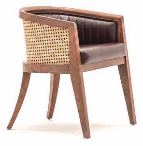 Scaun Sienna Wicker – vedere frontală