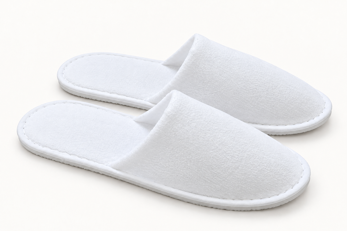 Papuci Hotel Lux Velour - talpă EVA 6 mm, lungime 29 cm