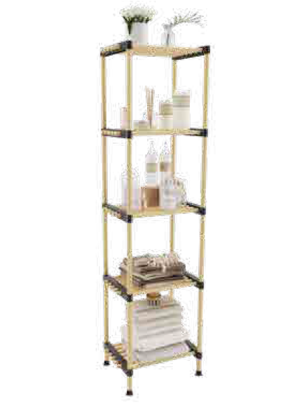 SEO-8169 Raft modular multifunctional din lemn pentru flori cu 5 etajere 38*28*140CM
