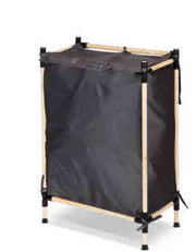 SEO-8172 Cos de rufe textil fixat pe suport modular din lemn l=52 a=28 h=75