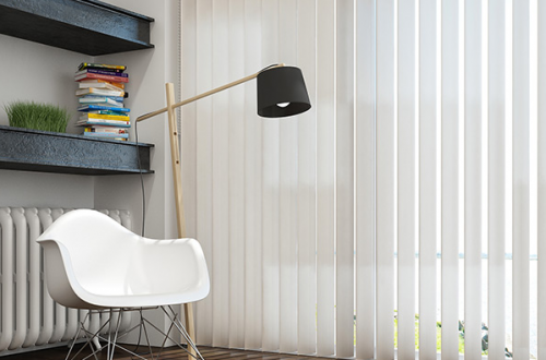 Fabric-PVC Vertical Blinds